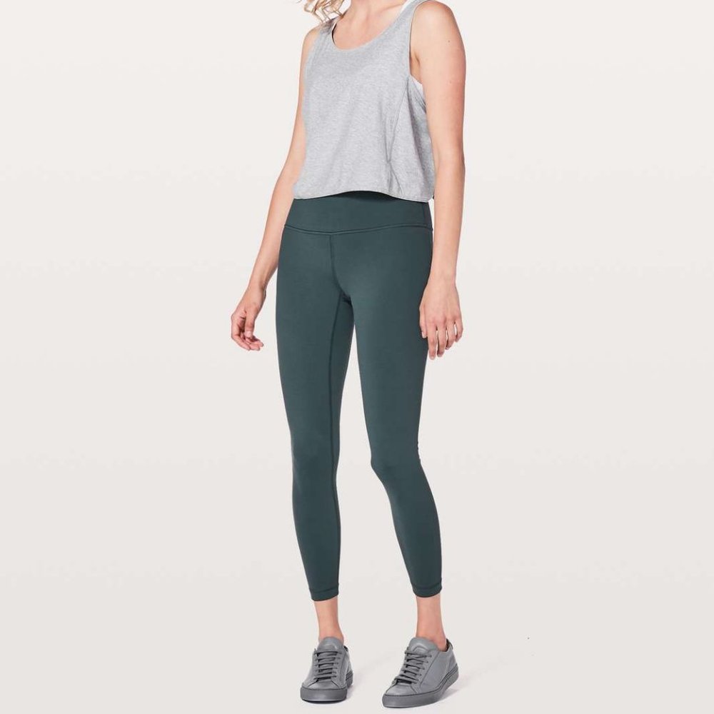 Lululemon Hi-Rise Wunder Under 7/8 Leggings, Full-On Luon, Gravity, Size 4